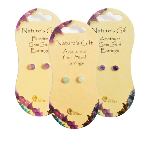 Nature's Gift Gem Stud & Drop Earrings