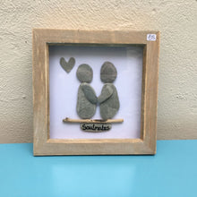 Rosey Reed Medium (18cm) Sea Glass & Pebble Pictures