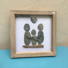 Rosey Reed Large (23cm) Sea Glass & Pebble Pictures