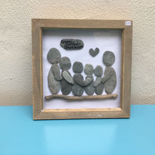 Rosey Reed Large (23cm) Sea Glass & Pebble Pictures