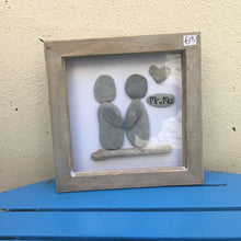 Rosey Reed Large (23cm) Sea Glass & Pebble Pictures