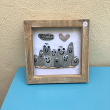 Rosey Reed Medium (18cm) Sea Glass & Pebble Pictures