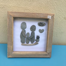 Rosey Reed Medium (18cm) Sea Glass & Pebble Pictures