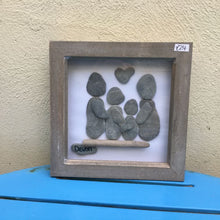 Rosey Reed Medium (18cm) Sea Glass & Pebble Pictures