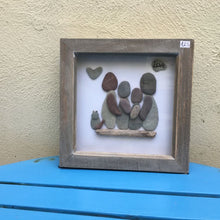 Rosey Reed Medium (18cm) Sea Glass & Pebble Pictures