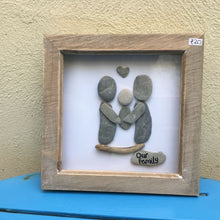 Rosey Reed Medium (18cm) Sea Glass & Pebble Pictures