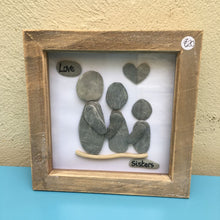 Rosey Reed Medium (18cm) Sea Glass & Pebble Pictures
