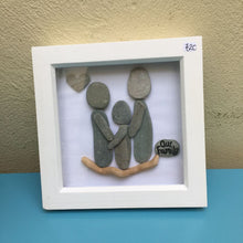 Rosey Reed Medium (18cm) Sea Glass & Pebble Pictures