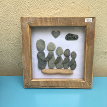 Rosey Reed Medium (18cm) Sea Glass & Pebble Pictures