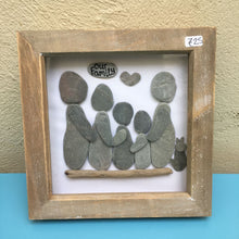 Rosey Reed Medium (18cm) Sea Glass & Pebble Pictures