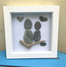 Rosey Reed Medium (18cm) Sea Glass & Pebble Pictures