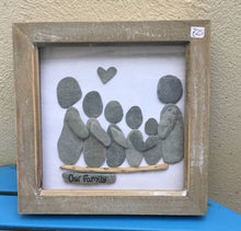 Rosey Reed Medium (18cm) Sea Glass & Pebble Pictures