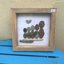 Rosey Reed Medium (18cm) Sea Glass & Pebble Pictures