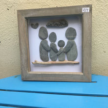 Rosey Reed Medium (18cm) Sea Glass & Pebble Pictures