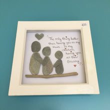 Rosey Reed Medium (18cm) Sea Glass & Pebble Pictures