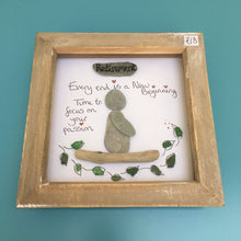 Rosey Reed Medium (18cm) Sea Glass & Pebble Pictures