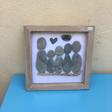 Rosey Reed Large (23cm) Sea Glass & Pebble Pictures