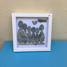 Rosey Reed Large (23cm) Sea Glass & Pebble Pictures