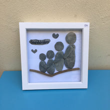Rosey Reed Large (23cm) Sea Glass & Pebble Pictures