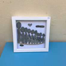 Rosey Reed Large (23cm) Sea Glass & Pebble Pictures