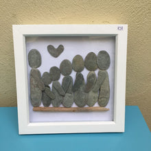 Rosey Reed Large (23cm) Sea Glass & Pebble Pictures