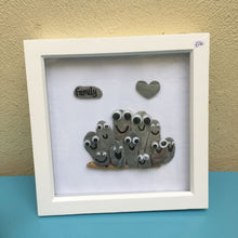 Rosey Reed Large (23cm) Sea Glass & Pebble Pictures