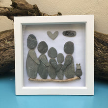 Rosey Reed Large (23cm) Sea Glass & Pebble Pictures