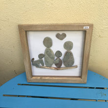 Rosey Reed Medium (18cm) Sea Glass & Pebble Pictures