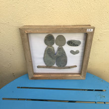 Rosey Reed Medium (18cm) Sea Glass & Pebble Pictures