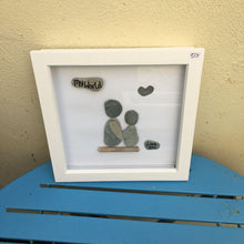 Rosey Reed Medium (18cm) Sea Glass & Pebble Pictures