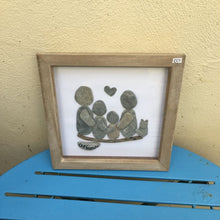 Rosey Reed Medium (18cm) Sea Glass & Pebble Pictures