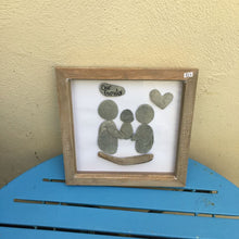 Rosey Reed Medium (18cm) Sea Glass & Pebble Pictures