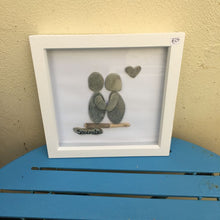 Rosey Reed Medium (18cm) Sea Glass & Pebble Pictures