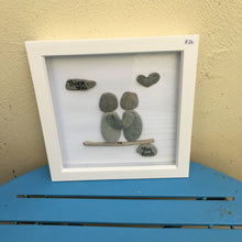 Rosey Reed Medium (18cm) Sea Glass & Pebble Pictures