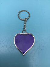 Devon Glass Studio Heart Shaped Key Rings