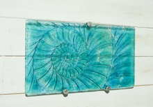 Glass Relief - Ammonite Panels & Frame
