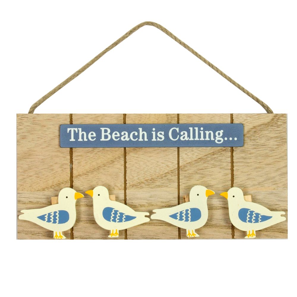 The Beach is Calling Seagull Pegboard