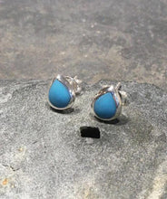 Blue Lily 925 Sterling Silver Earrings