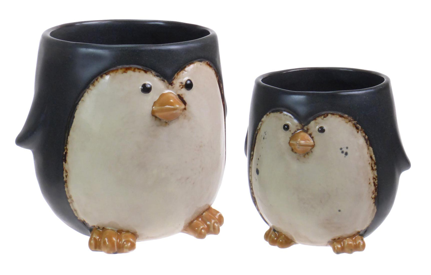 Ceramic Penguin Planters