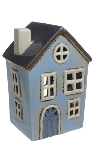 Ceramic Tealight Houses, Cottage & Church