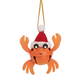 Christmas Crab Bell Decoration