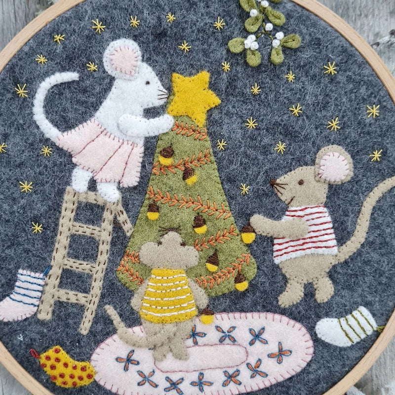 Corinne Lapierre Wool Mix Felt Applique Hoop Kits