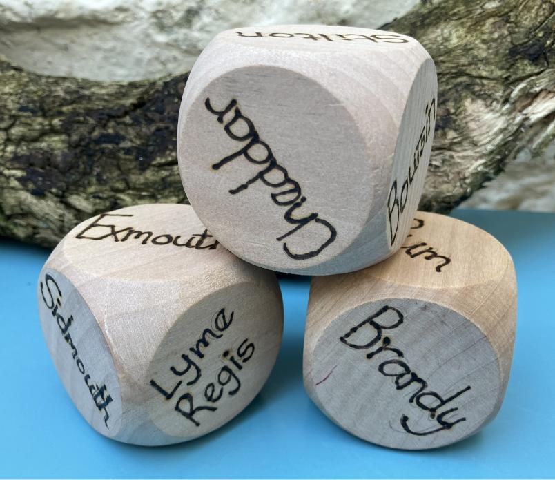 Personalised Wooden Decision Dice