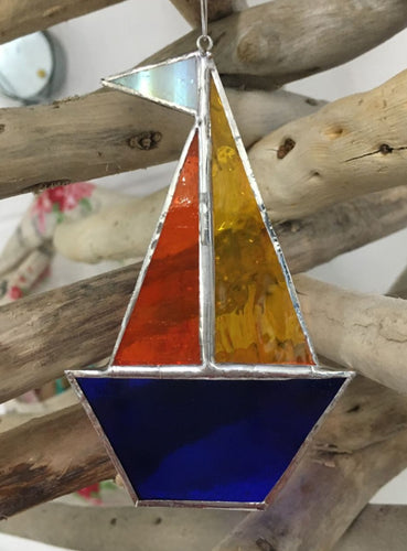 Devon Glass Studio Sail Boats