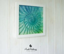 Glass Relief - Ammonite Panels & Frame