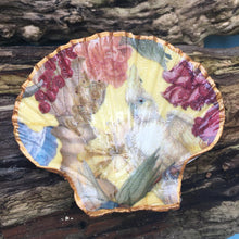 Hand Decoupaged Scallop Shells - Made by V