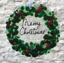 Pam Peters Fused Glass Christmas Decorations
