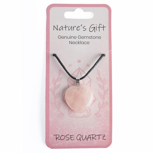 Nature's Gift Rose Quartz Necklace