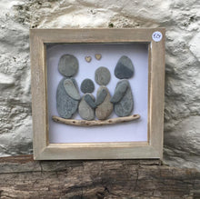 Rosey Reed Medium (18cm) Sea Glass & Pebble Pictures