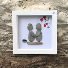 Rosey Reed Medium (18cm) Sea Glass & Pebble Pictures